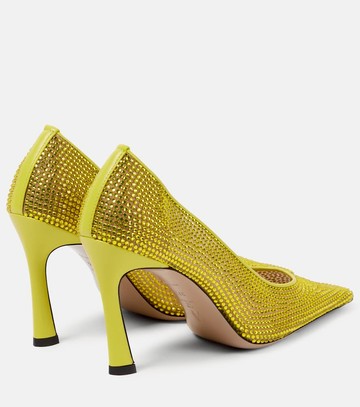 The Attico Juno 95 embellished pumps