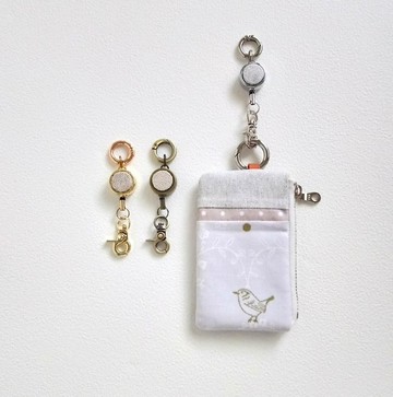 \\ 加購限定!! //【AWS/伸縮扣環】KKiMS票卡證件拉鍊小包專用