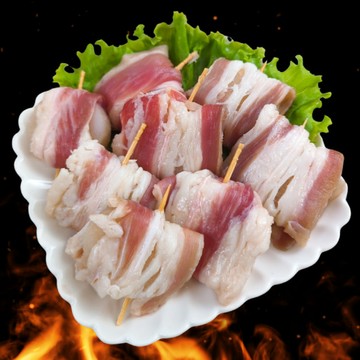 海肉管家 牛五花干貝肉卷(共16顆_8顆/190g/盒)