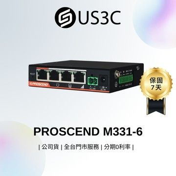 【全新已拆】PROSCEND M331-6 強固型4G路由器 高速連網傳輸效率 雙SIM卡 無風扇散熱寬溫設計