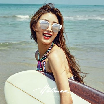 墨鏡太陽鏡女男2024明星同款偏光眼鏡韓版防紫外線可配近視6889