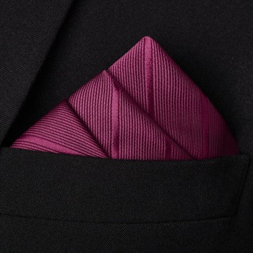 男士襯衫手帕巾正裝西服胸巾絲巾胸口巾小條紋男裝西裝口袋巾方巾