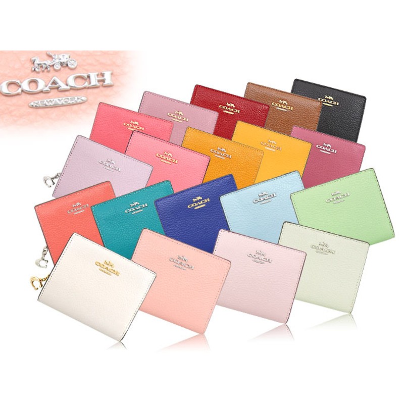 コーチ COACH 財布 二つ折り財布 FC2862 C2862 スポーツパープル