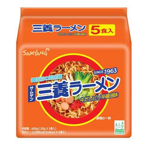 三養ラーメン袋 120g×5食入