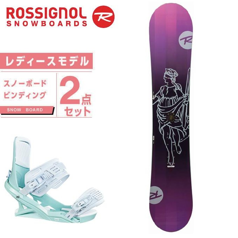 ロシニョール ROSSIGNOL スノーボード 2点セット レディース ボード+