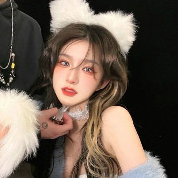 ✈️隔日到貨✈️ 發光髮箍  🈵額免費贈送🈵 新款發光頭飾 鏤空兔耳兔發光髮箍 14燈七彩仙女發箍