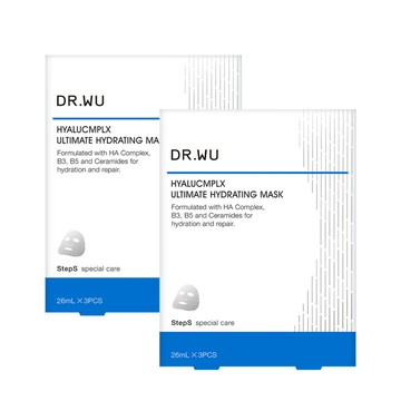 DR.WU 玻尿酸保濕微導面膜3片/盒(新升級) 2入組