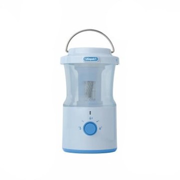 日本文具 SONIC - 自動停止安全電動削鉛筆機(5段式)-露營燈造型-水藍