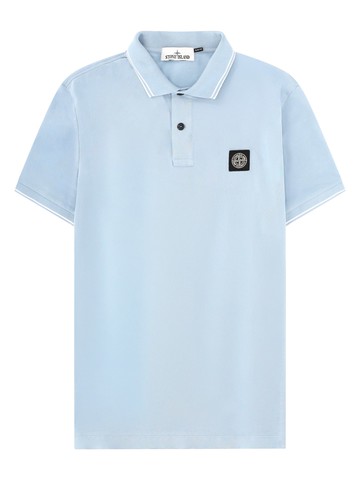 stone island polo with logo