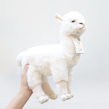 【BON TON TOYS x WWF】ECO環保羊駝玩偶-白 31cm