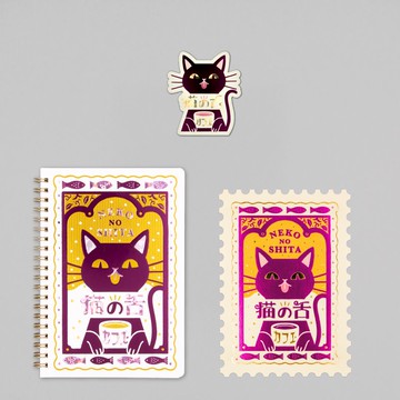 Pinkoi限定貓之日 歐比王貓舌咖啡套組