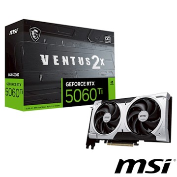 MSI微星 GeForce RTX 5060 Ti 8G VENTUS 2X OC PLUS 顯示卡