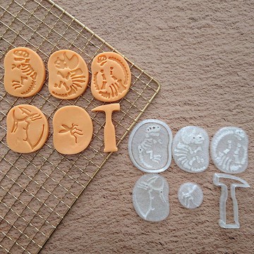 【曲奇模具套裝】恐龍化石發掘