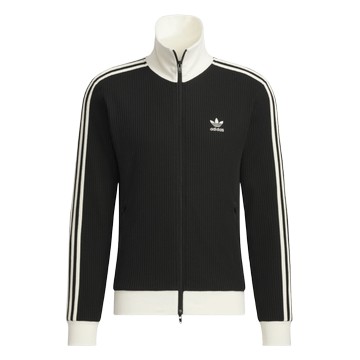 WAFFLE BECKENBAUER TRACK TOP BLACK WHITE