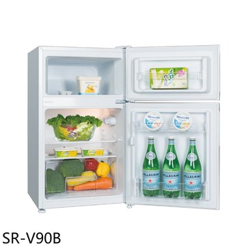 【SANLUX 台灣三洋】【SR-V90B】90公升雙門變頻冰箱(含標準安裝)