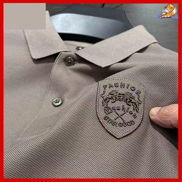 🔥【中老年男裝】夏裝涼感冰絲排汗透氣速乾短袖t恤翻領上衣 polo衫男 爸爸衣服PPLO衫 九鹿王POLO衫男士短袖珠