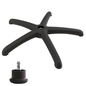 電腦椅專用 五星尼龍腳座 (直徑70cm/固定輪)BASE-008SS