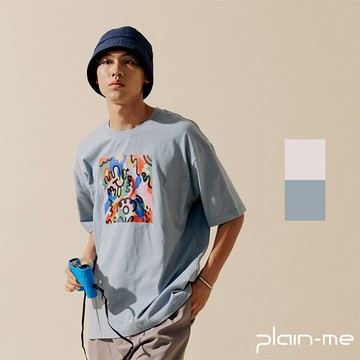 plain-me 俏皮Wink圖TEE JNP0126-241 <男女款 短袖 上衣>
