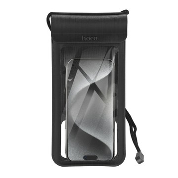 【hoco.浩酷】HX50 品尚皮革手機防水袋(黑色)