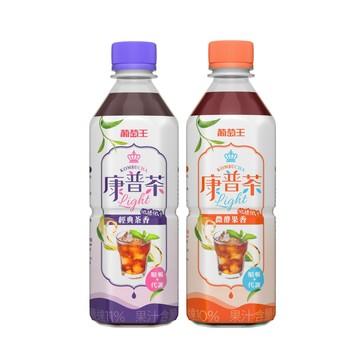【蝦皮直營】葡萄王 康普茶450ml 24瓶 1箱 (經典茶香/微酵果香)