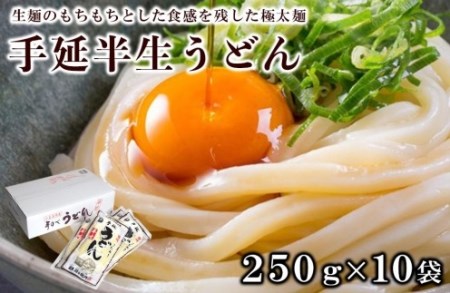 「2日工程熟成仕込み」手延半生うどん　10袋