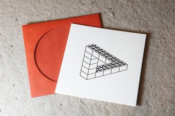 HOLE ART   BLOCK PENROSE    -RED-