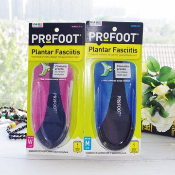 Profoot男女性足底功能鞋墊矯正鞋墊后腳跟墊半碼墊防掉緩解疼