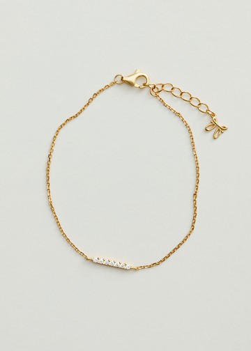 FROMETO｜經典排鑽7顆・純銀手鍊