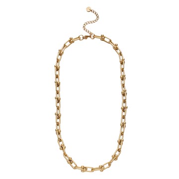 【ULOO】Flash 鉤繫情緣不鏽鋼項鍊-金色 UN4001310