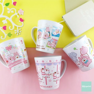 Kanahei卡娜赫拉的小動物遊樂園系列-斜口馬克杯