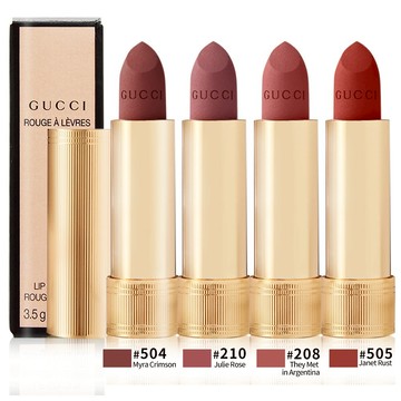 〔平輸版〕【GUCCI 】潤澤絨霧唇膏(3.5g)-多款可選