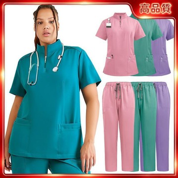 【優選ZM】護士服洗手衣手術室衣服隔離衣男女口腔診所制服短袖長褲套裝醫護工作服 洗手服刷手服洗手衣