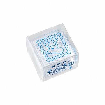 【KING JIM】HITOTOKI 冰塊水晶印章 S 郵票小鹿