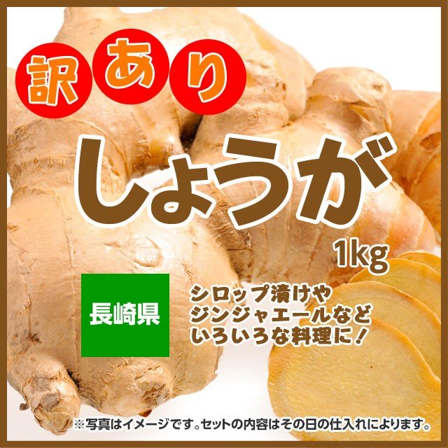 訳あり生姜 １kg 長崎県産