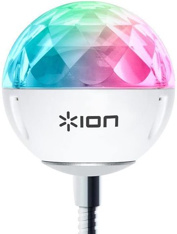 【日本代購】ION Audio Party Ball USB LED燈 鏡面球 聲音光變化