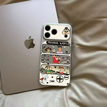 小新一家適用蘋果17AIR/16PROMAX手機殼15PLUS大視窗14iPhone13套
