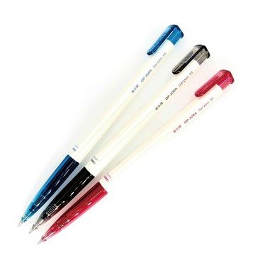 東文 TOWO 珍珠白桿 中性筆 紅/藍/黑 0.5mm 單色24支 /筒 OP-200A【APP滿額下單10%點數(單一帳號最高5000點)】1/31止