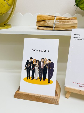 Friends 老友記明信片| Friends (White)