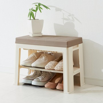 Like-it｜掀蓋儲物穿鞋椅 白色