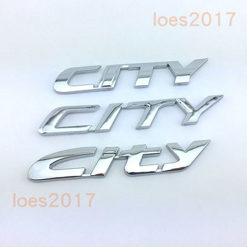 Honda 本田 字標 尾標 貼標 後標 車標 CITY 改裝 車貼 貼紙 字母標 字母 二代 三代 2代 3代