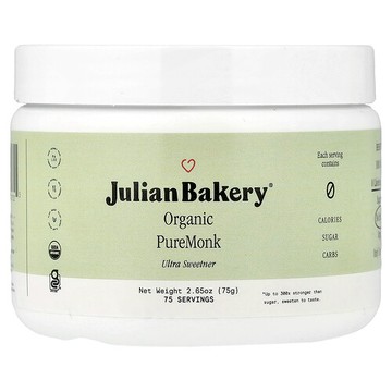 Julian Bakery, 有機全羅漢果優效甜味劑，2.65 盎司（75 克）