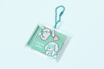 爆米花小狗&無言貓的日常 | NFC壓克力鑰匙圈