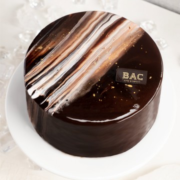 【BAC CAKE&SWEETS】6吋「可可行星」冰淇淋蛋糕＋時尚提袋