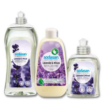 德國 Sodasan 舒德森 薰衣草薄荷洗碗精 300ml/500ml/1000ml 洗碗精 洗碗 附發票現貨 ｜滿額領券最高現折$200⚡專櫃保養美妝 品牌香氛 美的三次方【心心哈德】