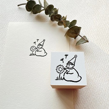 【捉迷藏/印章系列 Vol.1】蒲公英 機製印章