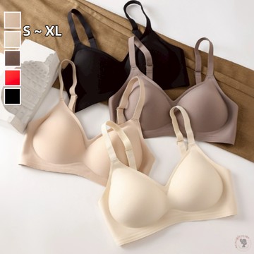 🩷現貨🩷雲朵感無鋼圈晚安內衣 無痕零束縛 小胸定型不跑杯 睡眠可穿裸感親膚