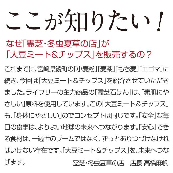 大豆ミート 大豆チップス オーガニック 国産  国産 250g 無農薬 無肥料 スーパーフード