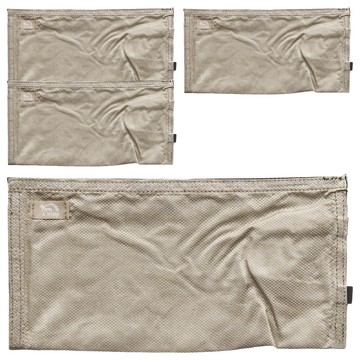 ARKY 銀纖維萬用收納袋 25 x 25cm  銀  4個