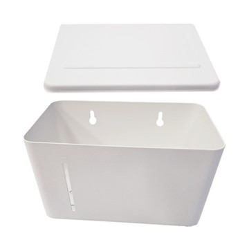 i LIFE 含蓋雙層衛生紙架 白色 20cm*12.2cm*11.5cm  1個