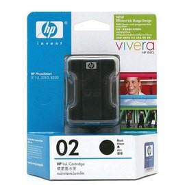 HP C8721WA NO.02 黑色原廠墨水匣
